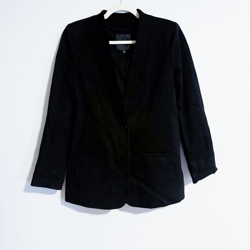 Madewell - Black Collarless Blazer